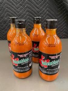 Set of 5 Valentina Extra Hot Mexican Hot Sauce, 12.5 fl oz Bottles