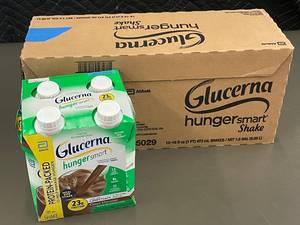 CT 1 - Glucerna Hunger Smart Shake Classic Chocolate - Case of 12 (16 fl oz each)