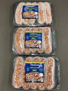 Food Lion Mild Italian Sausage 3-Pack (1 lb Each)