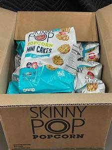 SkinnyPop Popcorn Mini Cakes Sea Salt - 12 Count Case