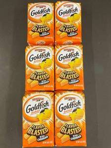 2 Back - Lot of 6 Pepperidge Farm Goldfish Flavor Blasted Xtra Cheddar 6.6 oz