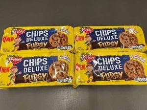 AK 3 AZ 3 - Lot of 4 Packs Keebler Chips Deluxe Fudgy Cookies