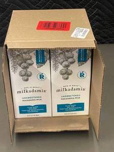 CO 1 - Milkadamia Unsweetened Macadamia Milk - Case of 6 (1 Qt Each)