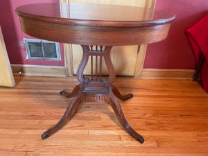 lot 75 image: Mersman Harp Table With Drawer
