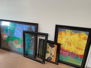 lot 17 image: Framed Art or Just Great Frames