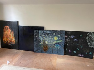 lot 41 image: Night Sky Original Art