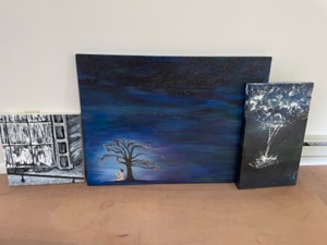 lot 42 image: Original Artwork or Artist Canvases