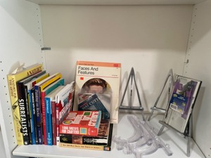 lot 27 image: Art Books, Metal & Plastic Easels, Mat Cutter