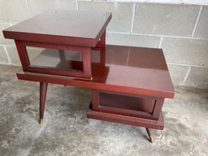 lot 36 image: MCM End Table