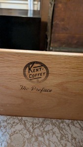 lot 22 image: Beautiful Mid Century Modern Long Dresser By Kent Coffey, The Preface, Also Has A Mirror
