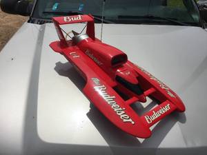 lot 3 image: Pro Boat Miss Budweiser 112 Scale Gas Hydroplane RC Boat