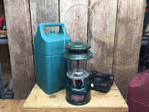 lot 76 image: Coleman 288 Camp Fuel Lantern with Case - 399