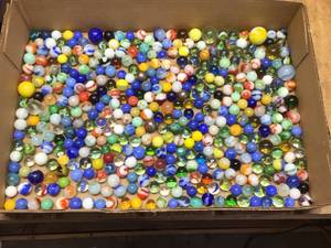 lot 88 image: Nifty Old Marbles - Variety Sizes - Styles