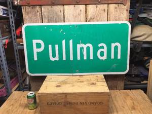 lot 159 image: Pullman Metal Sign 36 x 18