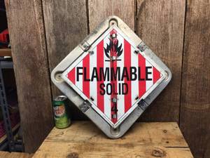 lot 164 image: Vintage LABEL MASTER Flip-Sign