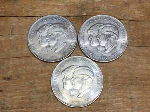 lot 171 image: 3 - 1981 Prince of WalesLady Diana Wedding Coins