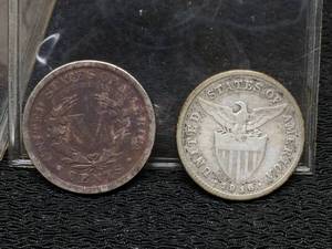 lot 175 image: U.S. 1911 V-Cent & 1916 Philippines 20 Cent