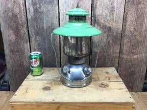 lot 180 image: Antique SEARS Model 742 Nickel Lantern