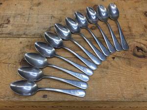 lot 188 image: Spoons Marked USN - U.S. Navy