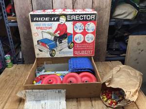 lot 186 image: Super Neat GILBERT Ride-It Erector Set