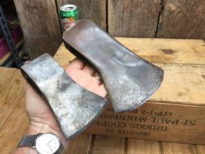 lot 194 image: 2 Axe Heads - One Stamped M