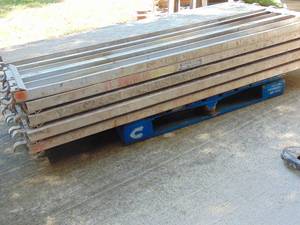 Lot of 10 Scaffolding Planks 19 x 84