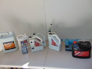 Mixed Lot of Assorted Oils and Lubricants