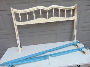 Twin Headboard and Bed Frame