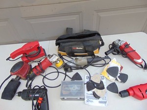 Mixed Lot of Power Tools and Accessories