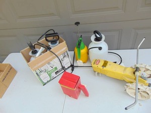 Mixed lot of Sprayers, Sprinkler and Seed Spreader