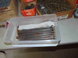Mixed Lot of Hardware - NailsClevis Hooks