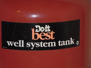 Do It Best Well System Tank