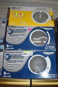 Recessed Shower lights