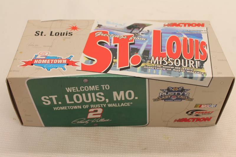 lot 60 image: Rusty Wallace #2 Miller LiteHometown Edition 2005 Charger Action Limited Edition Die-Cast Stock Car Replica