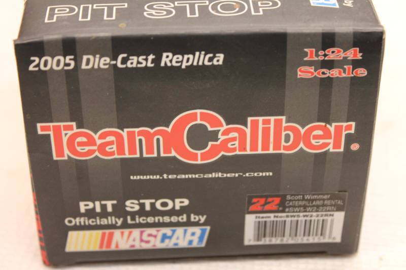 lot 85 image: Scott Wimmer #22 Team Caliber Pit Stop 2005 Die-Cast Replica with Box
