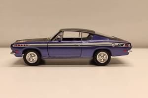 lot 5 image: 69 Purple Plymouth Barracuda 383