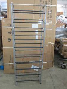 lot 4 image: Large shoe rack ready to hold shoes...