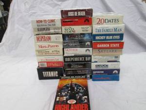 lot 22 image: 22 VHS tapes. Meet the Parents, Ind...