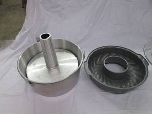 lot 37 image: Cake pans and display...
