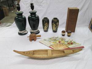 lot 39 image: Home decor, lamps, fan and more...