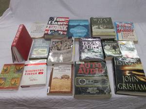 lot 48 image: Lot of books. John Grisham, Tom Cla...
