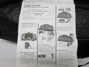 lot 80 image: New camping tent. Unsure of size...