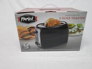 lot 113 image: Parini 2 slice toaster...