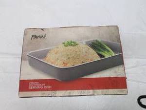 lot 118 image: Parini ceramic rectangle serving di...