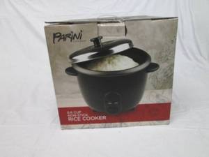 lot 122 image: Parini 6.6 cup non stick rice cooke...