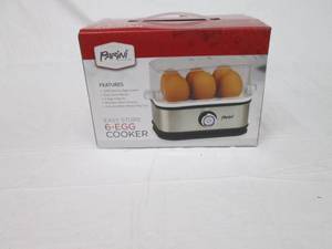 lot 129 image: Parini easy store 6 egg cooker...