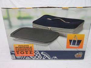 lot 145 image: Insulated portable casserole tote...