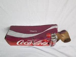 lot 173 image: 12 pack of Cherry Coke damaged box...