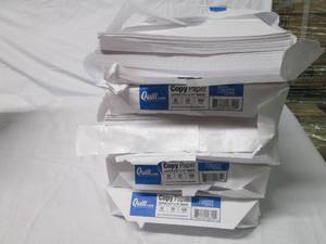 lot 176 image: 5 reams of 8 12x11 copy paper da...