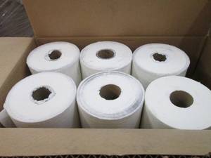 lot 178 image: 6 rolls of 9 inch paper towels...